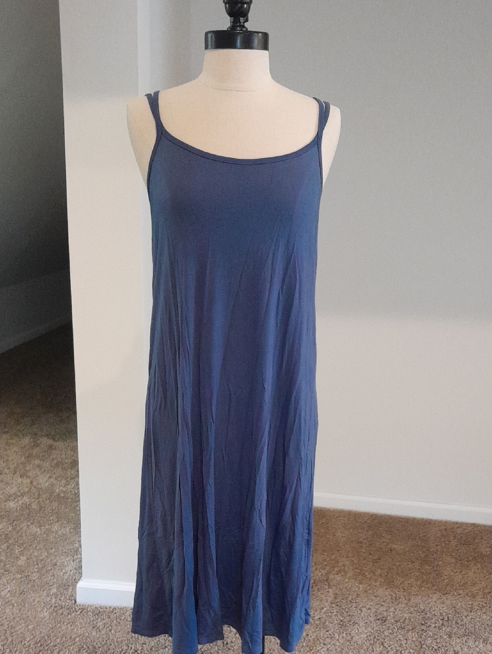 Agnes & Dora Denim Blue Crossroads Midi Dress